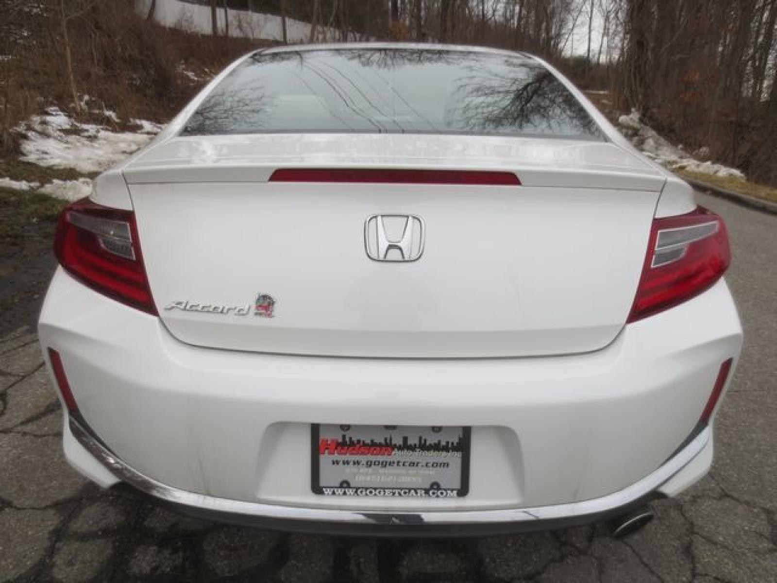2016 White /Tan Honda Accord LX-S Coupe 6-Spd MT (1HGCT1A39GA) with an 2.4L L4 DOHC 16V engine, 6 Speed Manual Transmission transmission, located at 270 US Route 6, Mahopac, NY, 10541, (845) 621-0895, 41.349022, -73.755280 - Photo #5